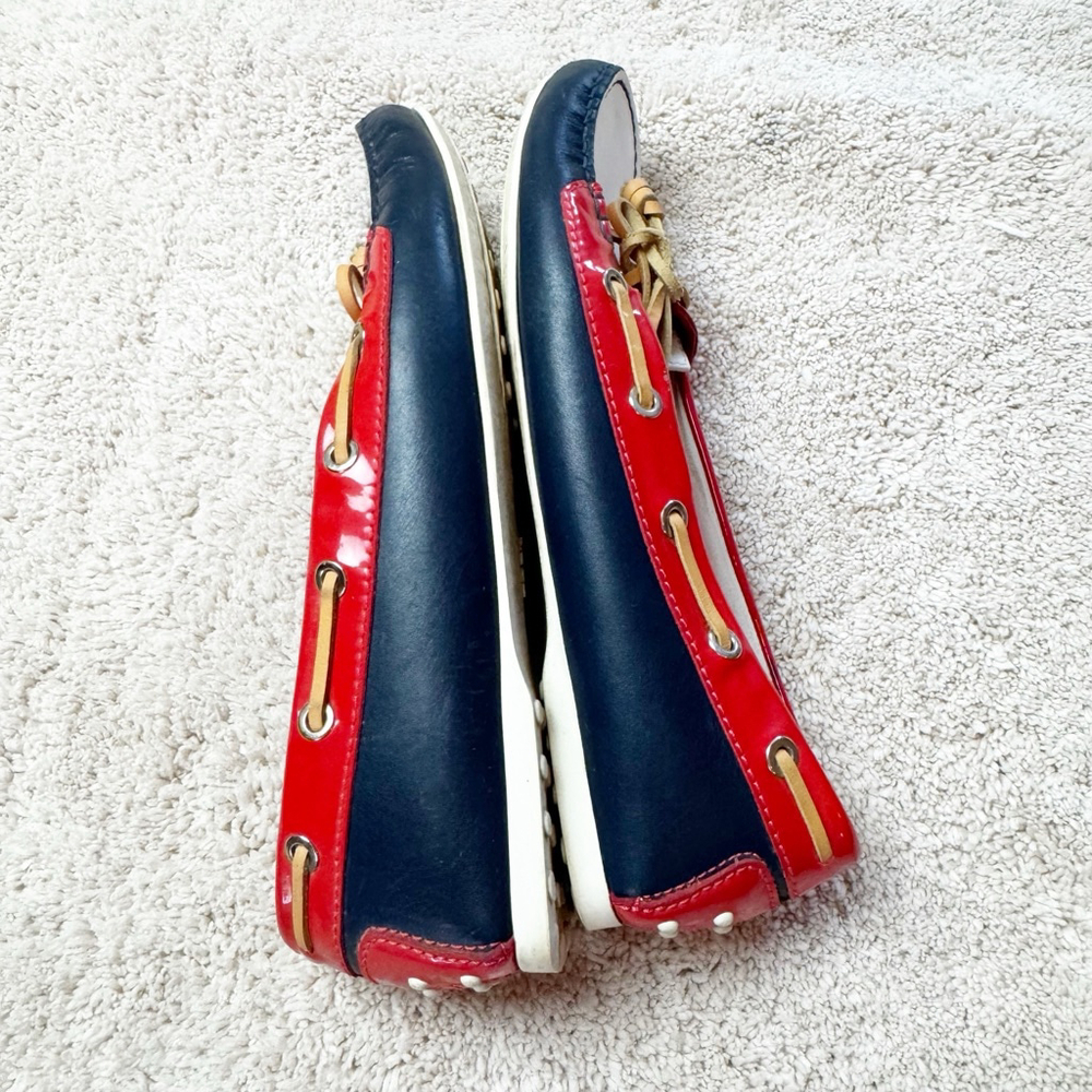 Tods Multicolored Leather Sailing Boat Shoes - Picture 3 of 8
